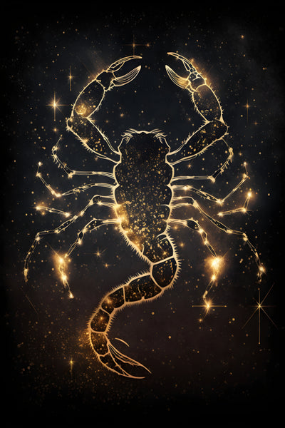 Tablou decorativ - Scorpionul de aur
