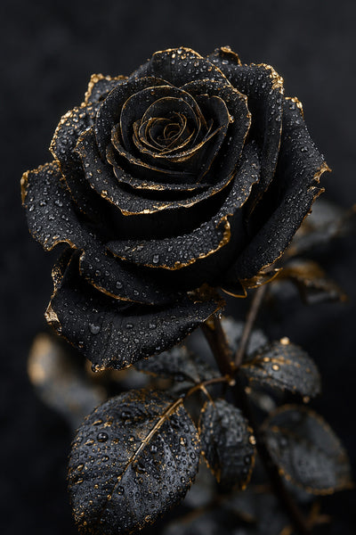 Tablou decorativ - Trandafirul de Obsidian
