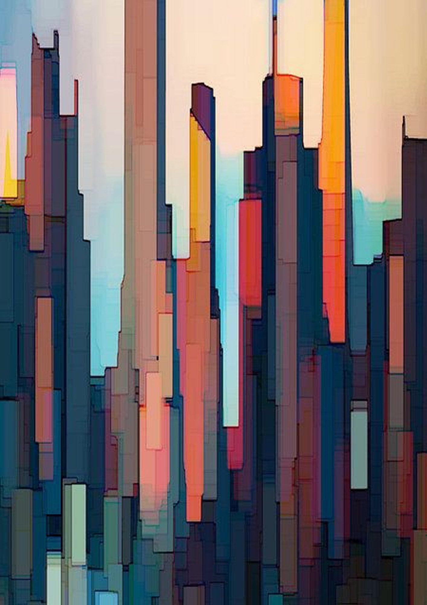 Zgârie-norii abstracți