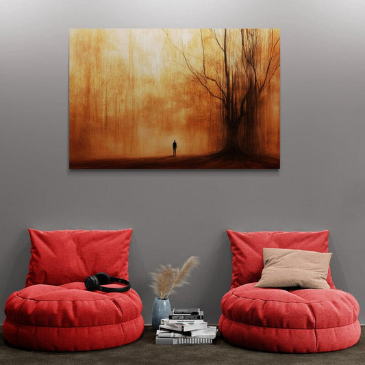 Tablou Canvas - Singur pe Orizont