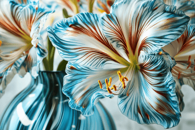 Tablou decorativ - Stanjenel Albastrui Abstract