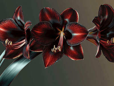Tablou decorativ - 3 flori