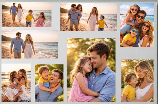 Tablou personalizat Colaj de 6 poze landscape