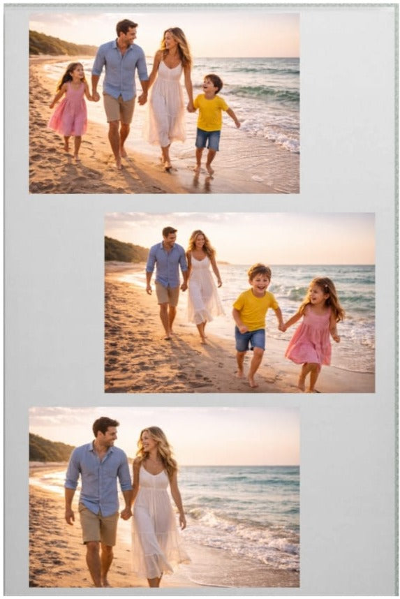 tablou personalizat - colaj portrait 3 poze landscape - Zibo.ro