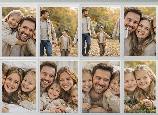 Tablou personalizat Colaj de 8 poze landscape