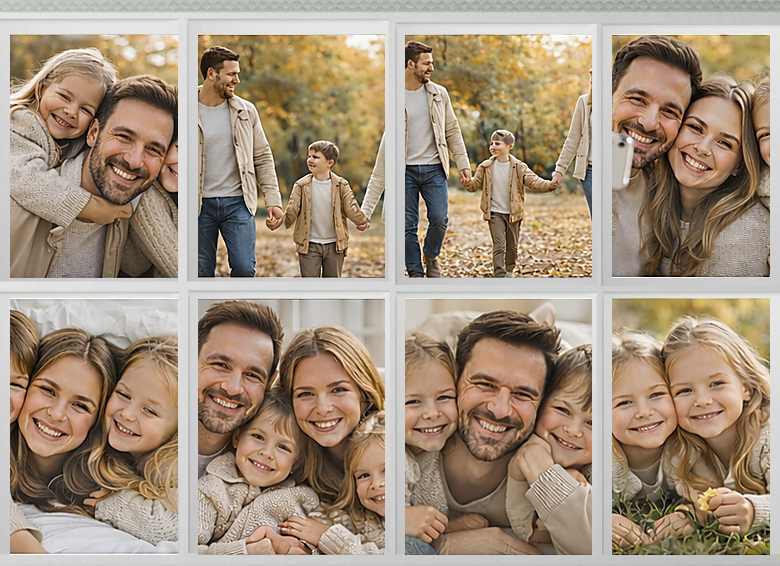 Tablou personalizat cu mai multe poze - Colaj