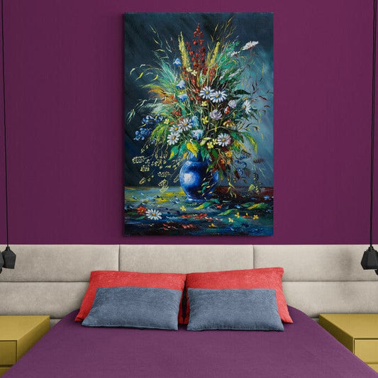 Tablou canvas - Vaza cu floricele de camp