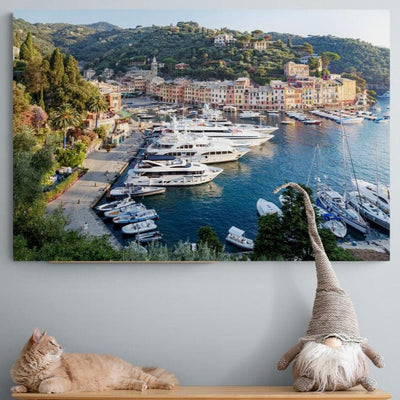 Tablou Canvas - Vedere Portofino Italia