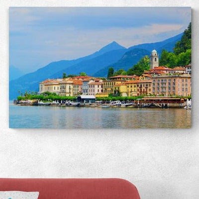 Tablou Canvas - Lacul Como portul Bellagio