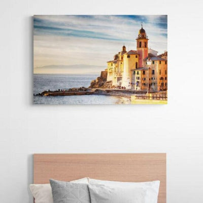 Tablou Canvas - Vedere Camogli Liguria Italia