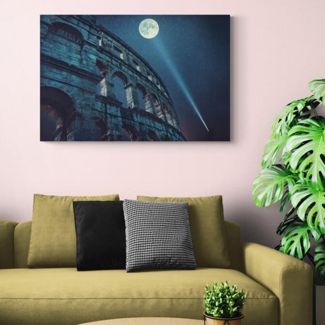 Tablou Canvas - Vedere de noapte Coloseum Roma - Cameradevis.ro