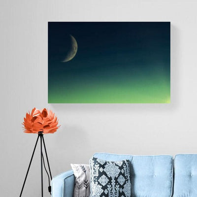 Tablou Canvas - Luna in lumina reflectata de lac