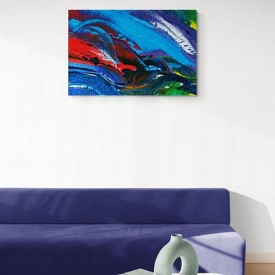 Tablou canvas - Valuri multicolore