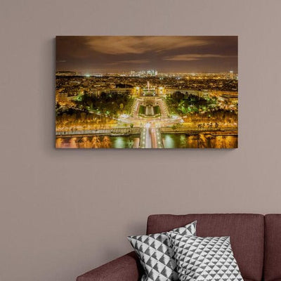 Tablou Canvas - Vedere palatul Chaillot Paris