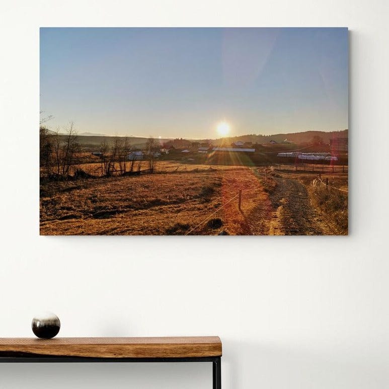 Tablou canvas romanesc - Poiana Vinului. Un superb apus - Cameradevis.ro