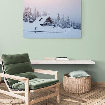 Tablou canvas -Cabana la munte