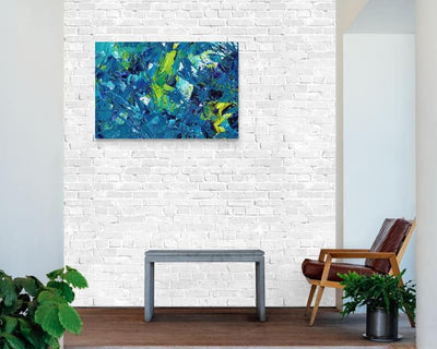 Tablou canvas - Abstract albastru