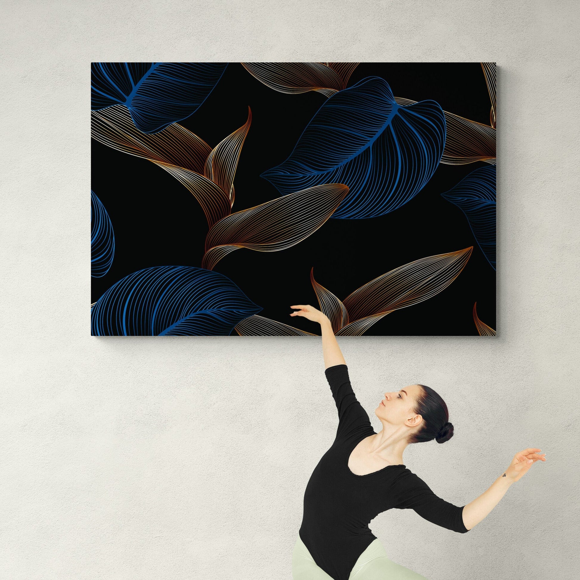 Tablou canvas - Floare abstracta Amaryllis 4