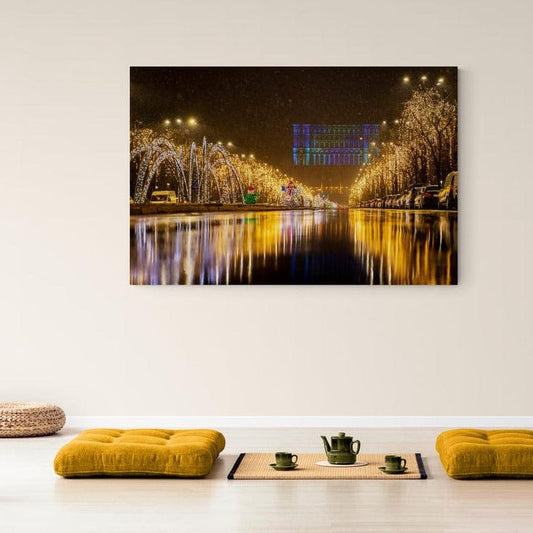 Tablou canvas romanesc - Casa Poporului! - Cameradevis.ro