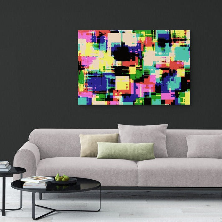 Tablou canvas - Mozaic abstract - Zibo.ro