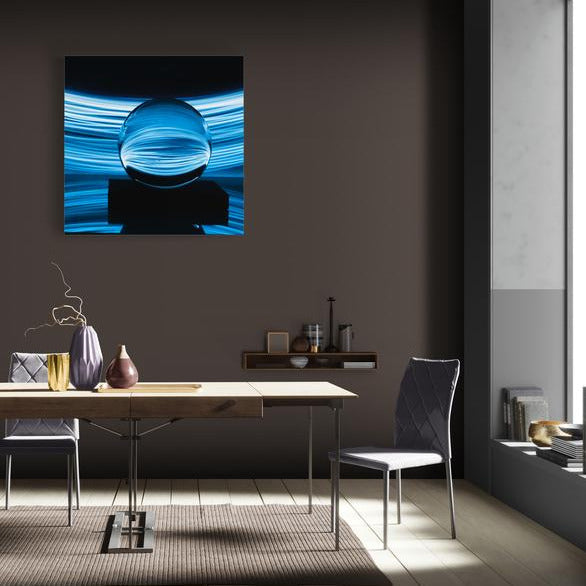 Tablou canvas - Picatura albastra abstract - Zibo.ro