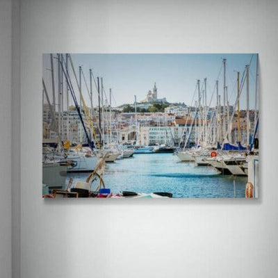 Tablou Canvas - Vedere din portul Marsilia