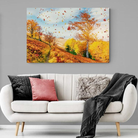 Tablou canvas - Frunzele toamnei - Cameradevis.ro Cameradevis.ro