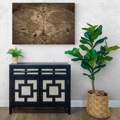 Tablou Canvas - Harta antica
