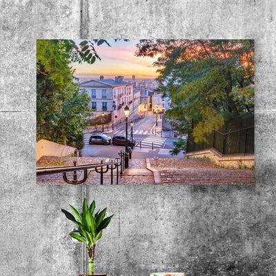 Tablou Canvas - Vedere din cartierul Montmartre Paris