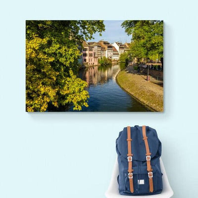 Tablou Canvas - Vedere canal Strasbourg Franta