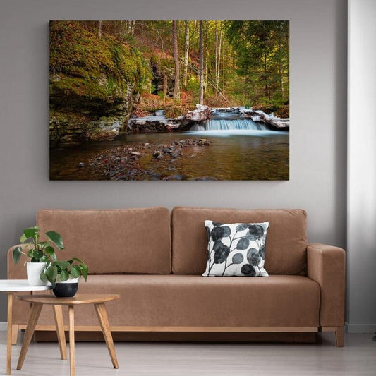 Tablou canvas romanesc - Intalnirea anotimpurilor - Cameradevis.ro Cameradevis.ro