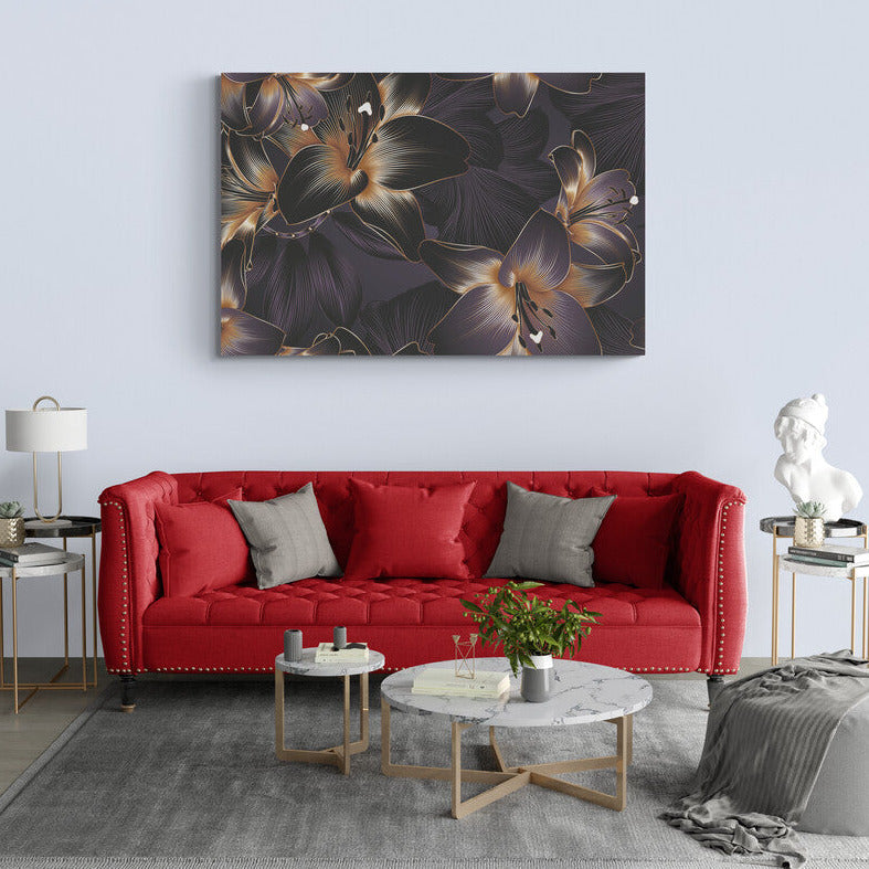 Tablou canvas - Floare abstracta Amaryllis 6